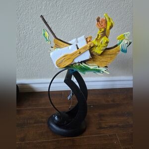 CARLISLE ROCKERS KINETIC ART Rocking Fisherman Sailor Vintage